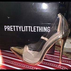 black patent clear court